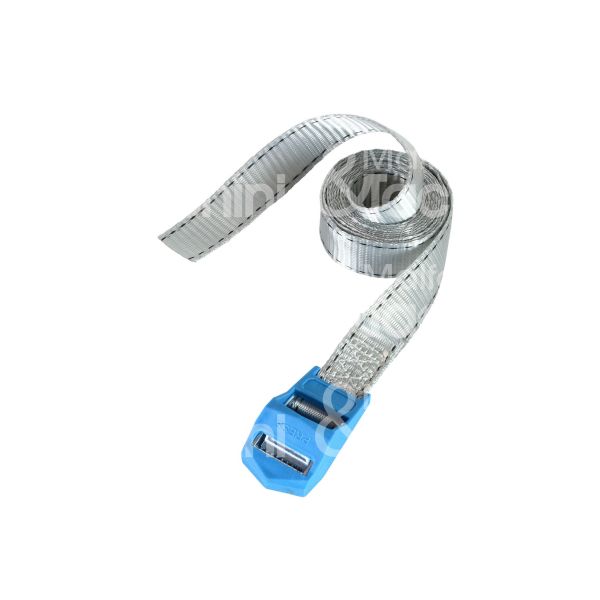 Master lock europe sas 3112eurdat cinghia con fibbia autobloccante art. 3112eurdat poliestere colore grigio l mt 5 - h mm 25