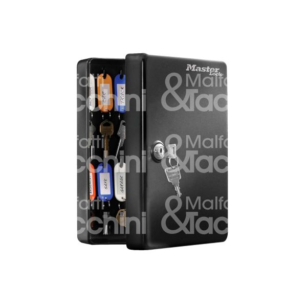 Master lock europe sas kb-25ml cassetta portachiavi art. kb-25ml acciaio cifratura kd nero posti p. 25 l mm 188 h mm 250 p mm 85