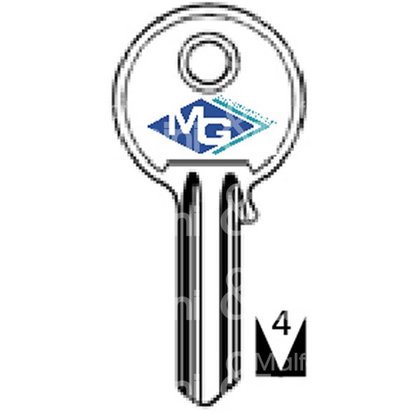 Chiavi ridotte o.n. sp.4 dx