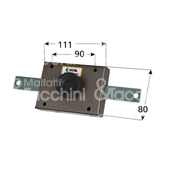Moia 140p deviatore 2 vie apertura interna con pomolo ambidestra