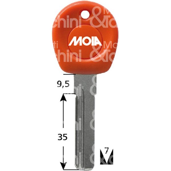 Chiave cil.europeo mm.44,5