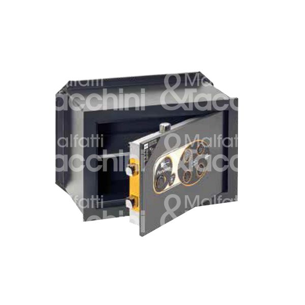 Mottura 115220 cassaforte orizzontale combinazione meccanica da murare l 410 x h 290 x p 200 n° catenacci 2 + 2