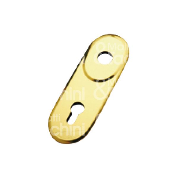 Mottura 95172cs placca foro maniglia piÙ cilindro cromo satinato interasse 85 mm 62 x 180