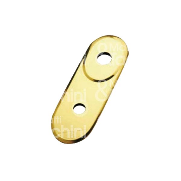 Mottura 95174br placca foro maniglia piÙ codolo alluminio bronzato interasse 85 mm 62 x 180