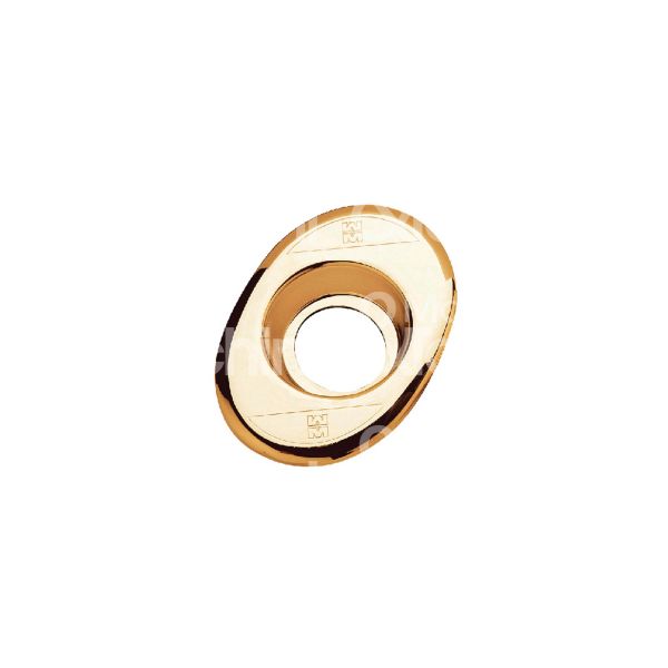 Mottura 9524525ot mostrina foro a pompa ottone lucido mm 65 x 90 Ø 25