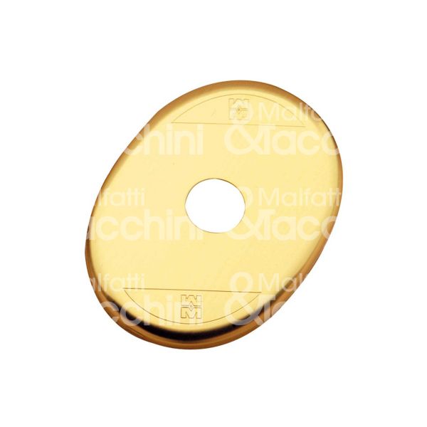 Mottura 95403/o mostrina foro codolo ottone lucido mm 65 x 90