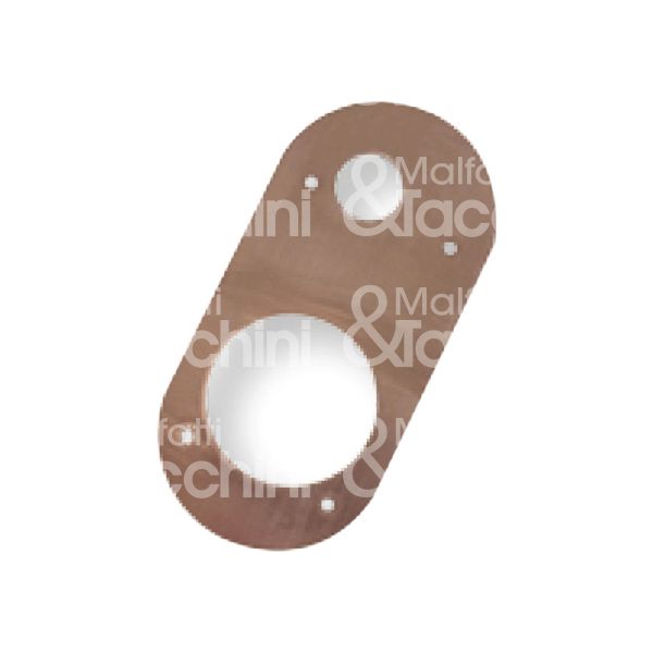 Mottura 95439dbr placca foro maniglia piÙ protettore alluminio bronzato dx interasse 60 mm 70 x 146 Ø 50,5