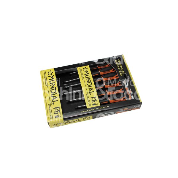 Mundial 0064010 cacciaviti taglio piu' croce manico bicomponente art. 64 set pz 7