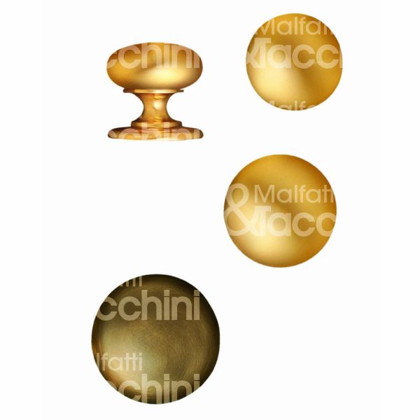 Omp porro 015825l pomolo per mobili art. 158 ottone oro Ø mm 25