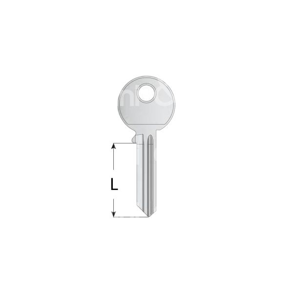 Art. 7201160 chiave simmetrica testa tonda grande - lunghezza 33,5 mm