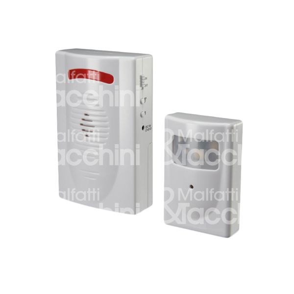 Proxe 560230 centralina allarme rilevatore di presenza comunicazione wireless per uso interno raggio azione 8 mt alimentazione 3 x aaa / 3 x c