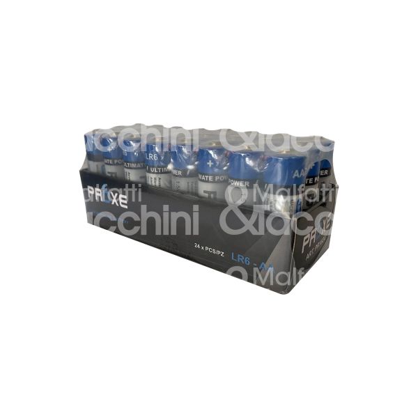 Proxe pr1624 pila aa lr6 stilo alkaline confezione pz 24 - volts 1,5 v -