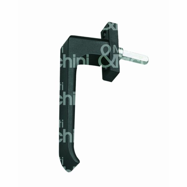 Savio 1612 maniglia per tau art. 1612 polena alluminio nero mano ambidestro