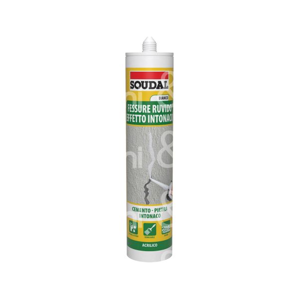 Soudal 121509 sigillante art. 121509 acrilico contenuto ml 300 colore bianco utilizzo edilizia