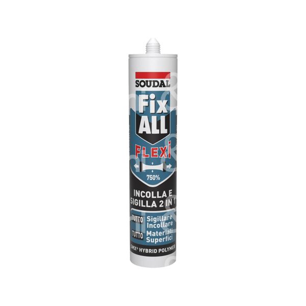 Soudal 125634 sigillante fix all flexi adesivo contenuto ml 290 colore bianco