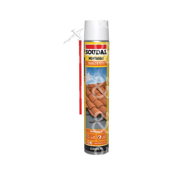 Soudal 125640 schiuma poliuretanica erogazione manuale contenuto ml 750