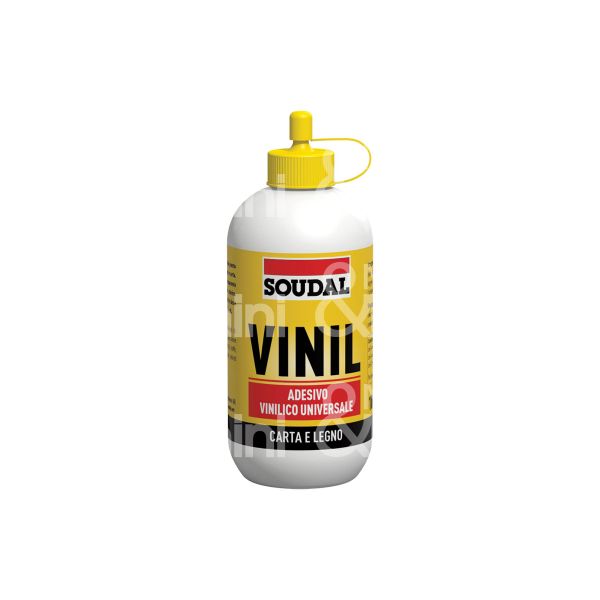 Soudal 132274 colla vinilica vinavil universale flacone contenuto gr 100 utilizzo universale