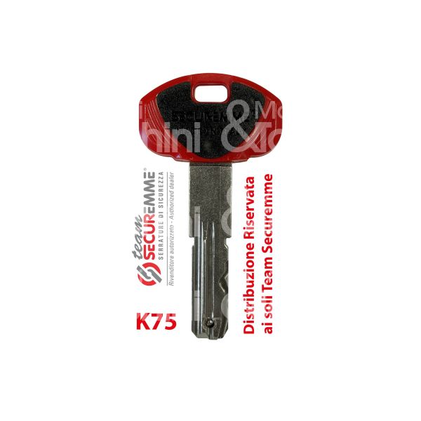 Chiave per cilindro k75 profilo 1bb