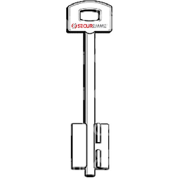 Chiave dm p/blindata l.95