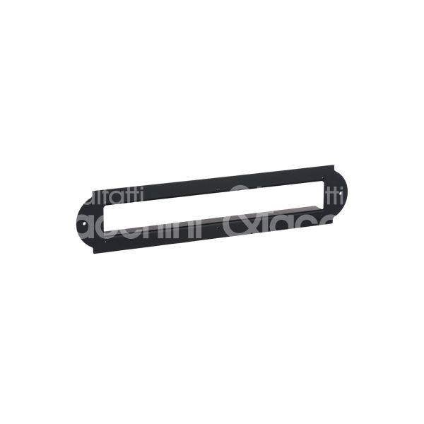Silmec 1060156 cornice coprifuga per s 600 s 601 utilizzo esterno alluminio colore nero l foro mm 242 - h foro mm 47 -