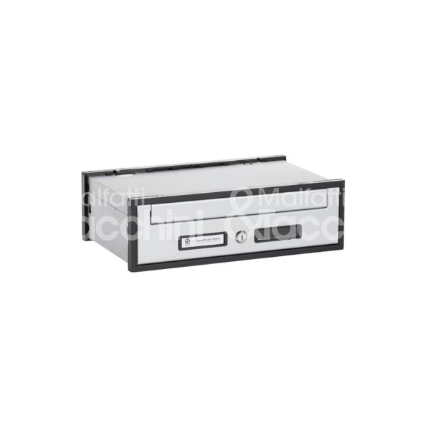 Silmec 3050172 cassetta postale rivista componibile sc 5 utilizzo esterno alluminio colore argento ritiro posta frontale l mm 400 - h mm 125 - p mm 250
