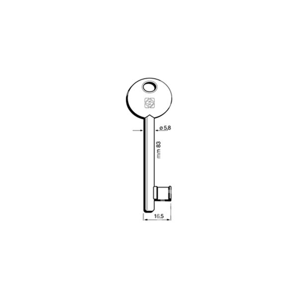 Silca 6p1s chiave passepartout