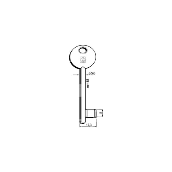 Silca 6p3s chiave passepartout