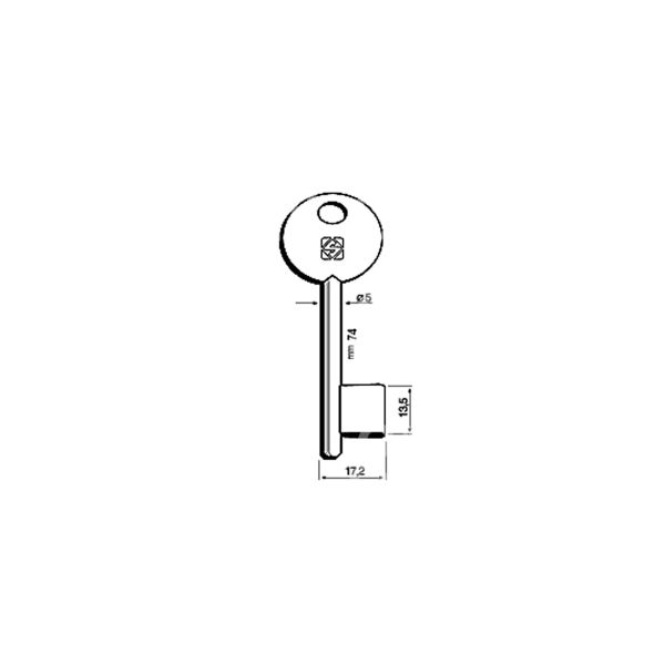 Silca 6p4mp chiave passepartout
