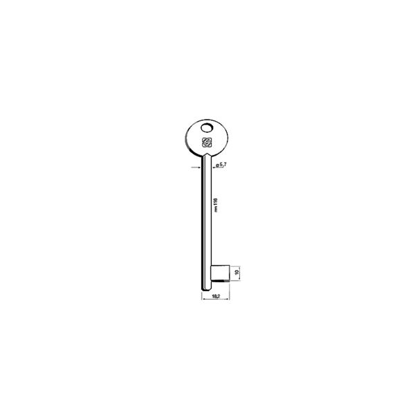 Silca 6p6mp chiave passepartout