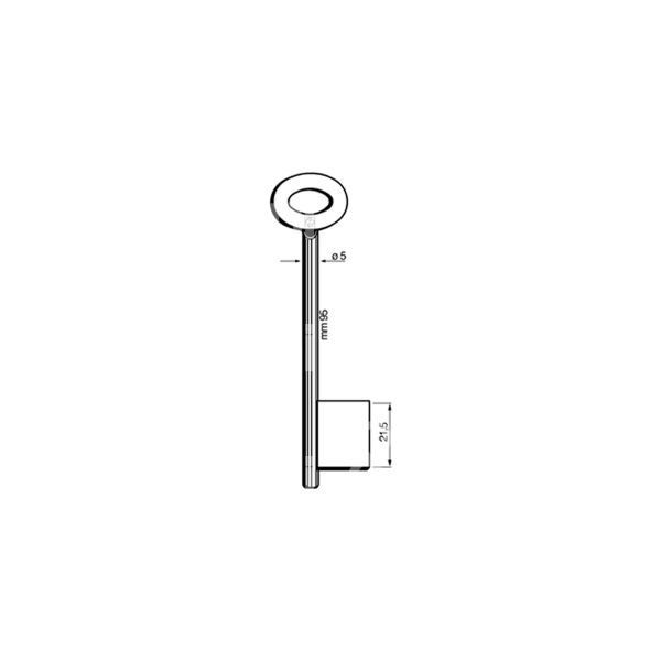 Silca 9510 chiave cadorine maschio