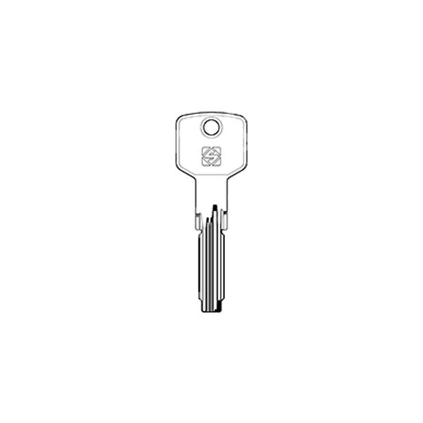 Silca ab48 chiave ottone punzonate