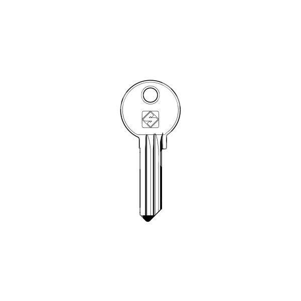 Silca cb17 chiave acciaio