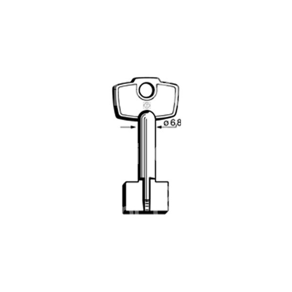 Silca cpxn chiave doppia mappa corte pompa