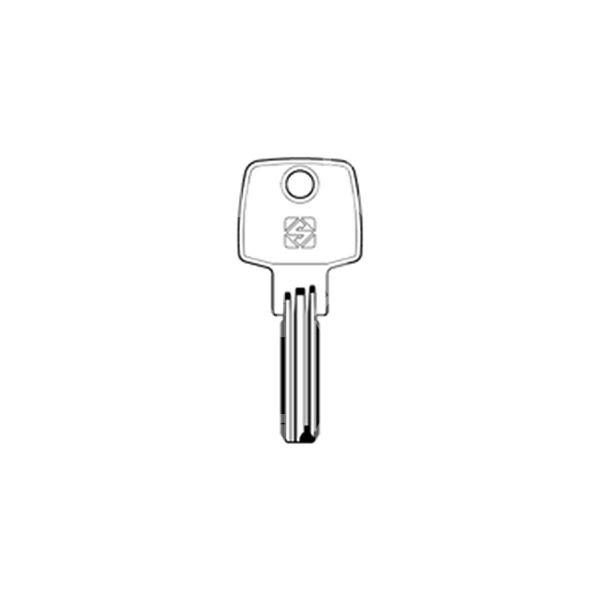 Silca cs48 chiave ottone punzonate