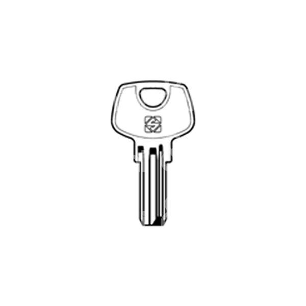 Silca dm128 chiave ottone punzonate