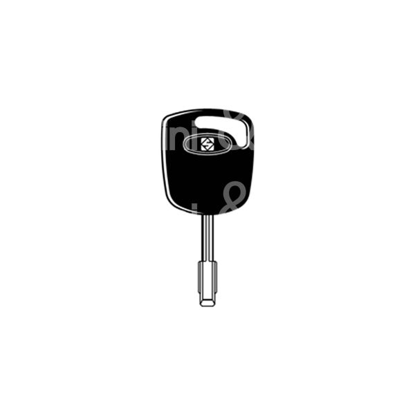 Silca fo21t3 chiave transponder acciaio