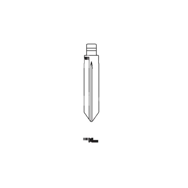 Art. fo38rch inserto chiave testa flip per modelli ford e mazda