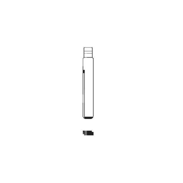 Art. gm45ch inserto chiave testa flip per modello holden