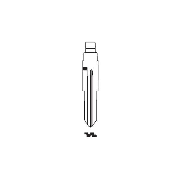 Art. hon58rch inserto chiave testa flip per modelli honda