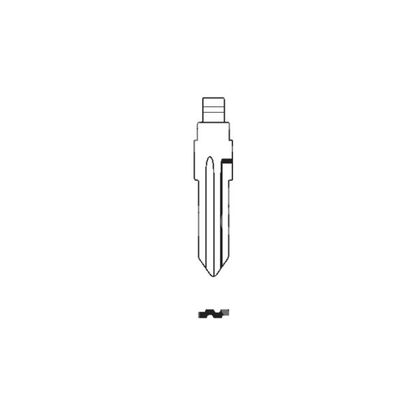 Art. hu46ch inserto chiave testa flip per modelli holden e opel-vauxhall