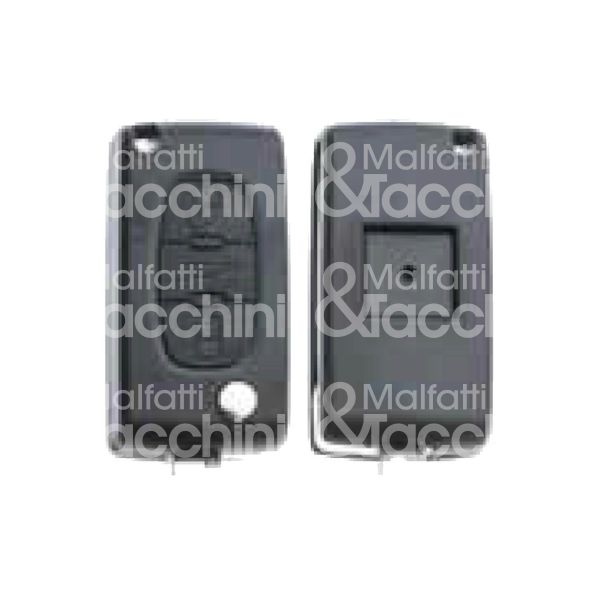 Silca hu83brs8 guscio vuoto 3 tasti citroen