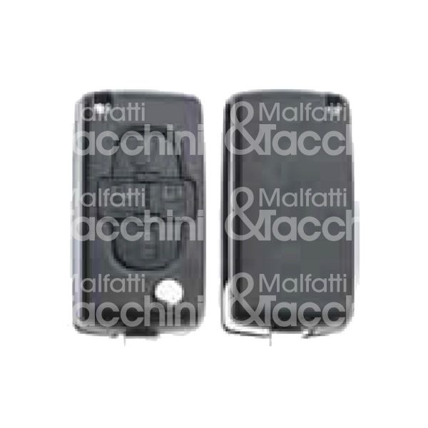 Silca hu83crs7 guscio vuoto 4 tasti citroen