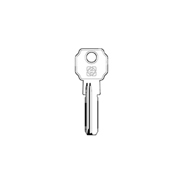 Silca lc14r chiave ottone punzonate