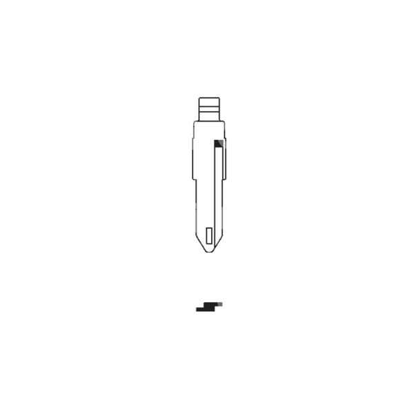 Art. ne73ch inserto chiave testa flip per modelli renault