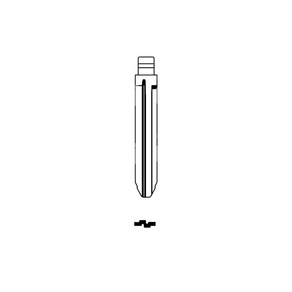 Art. toy43rch inserto chiave testa flip