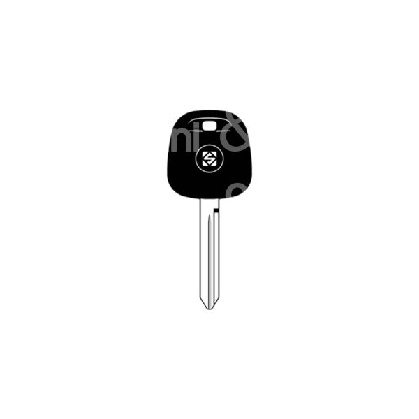Silca toy47t4 chiave transponder ottone