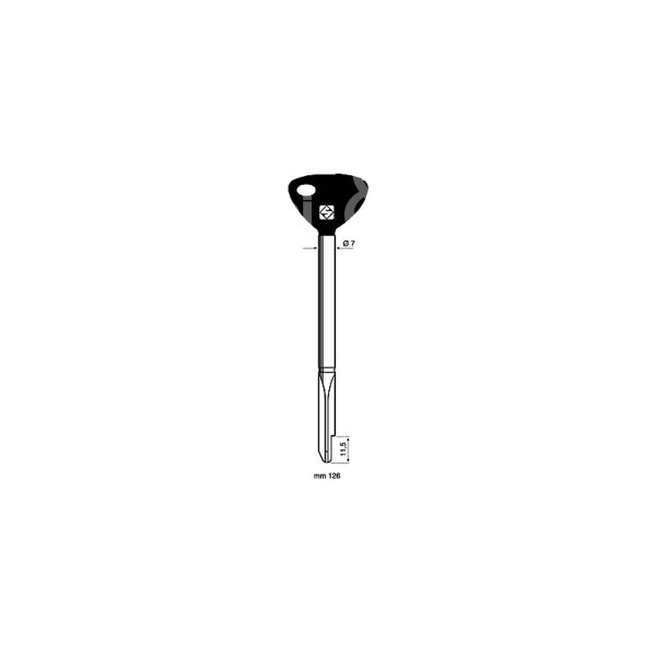 Silca xy10p chiave a croce design