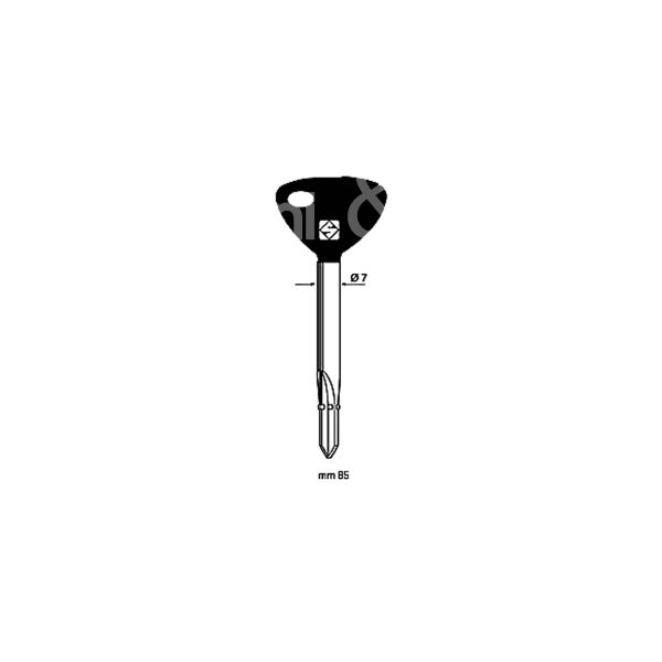 Silca xy2p chiave a croce design