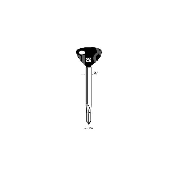 Silca xy3p chiave a croce design