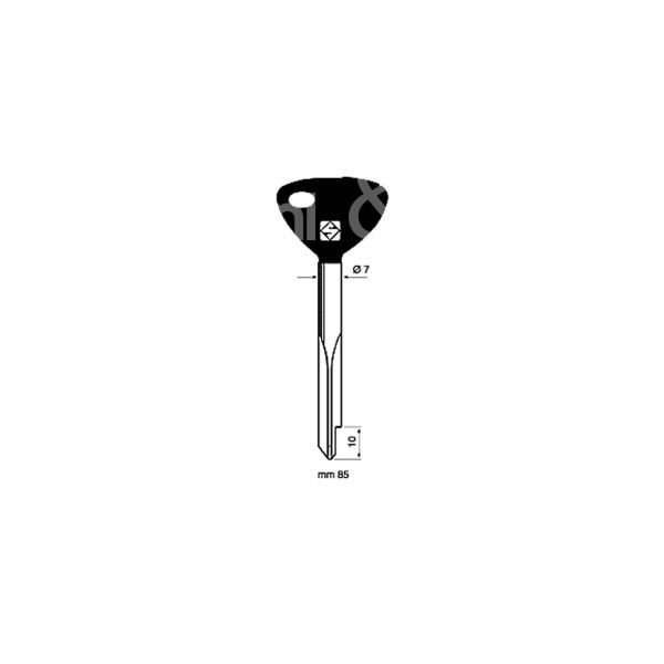 Silca xz2bp chiave a croce design